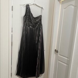 Fashion Nova Shiny One-Shoulder Dress